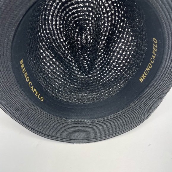 Bruno Capelo Luxury Fedora Hat Large Black - Picture 10 of 13